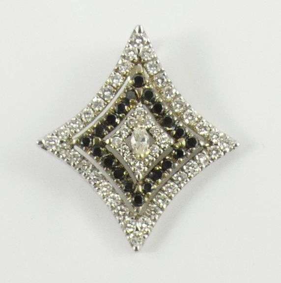 BLACK & WHITE DIAMOND PENDANT