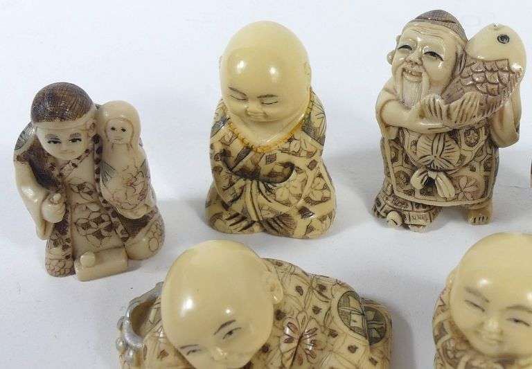 SET OF JAPANESE NETSUKES