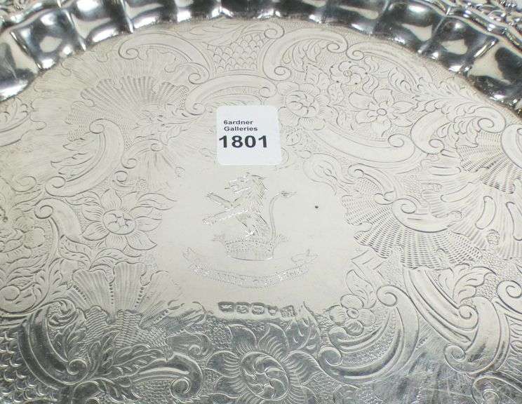 ENGLISH SILVER SALVER