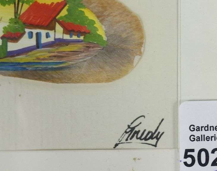 TWO MINIATURE PAINTINGS