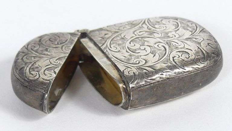 STERLING SILVER MATCH SAFE
