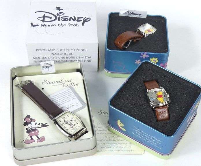 THREE DISNEY WRISTWATCHES