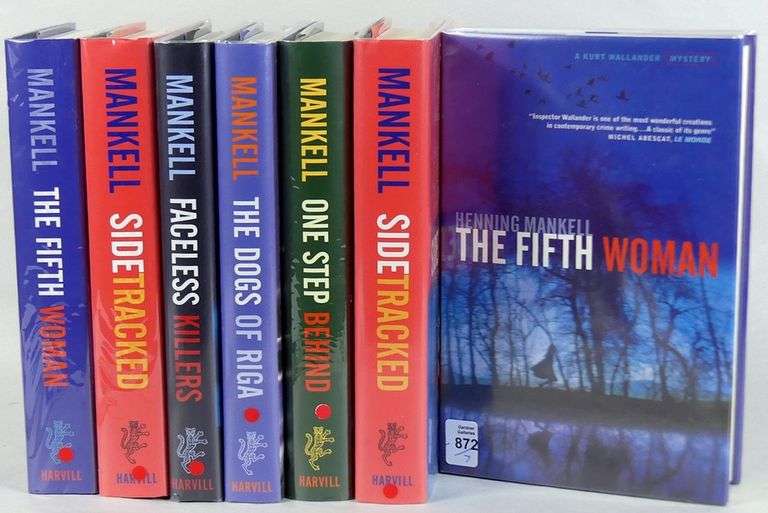 7 SIGNED FIRST EDITIONS BY HENNING MANKELL