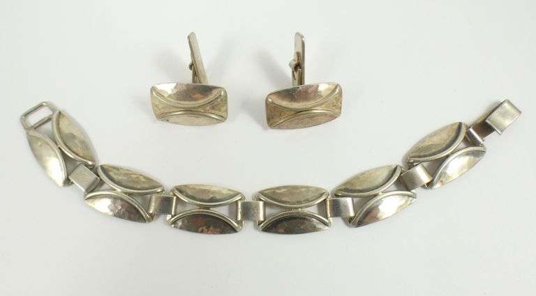 GERMAN DESIGNER BRACELET & CUFFLINKS
