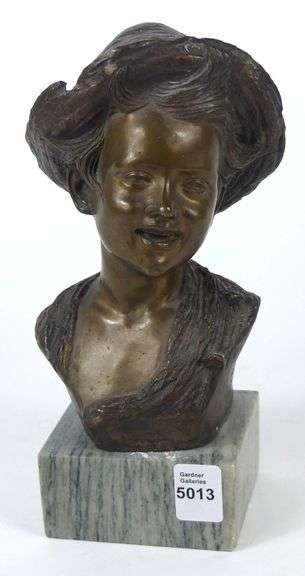 GIOVANNI DE MARTINO BRONZE BUST