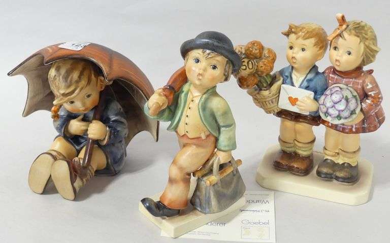 THREE HUMMEL FIGURINES