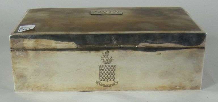 ENGLISH STERLING SILVER BOX