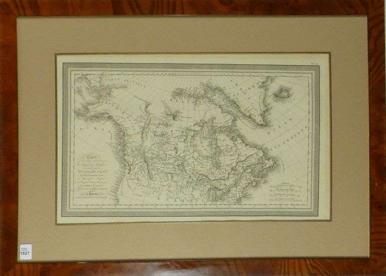 ANTIQUE MAP OF CANADA