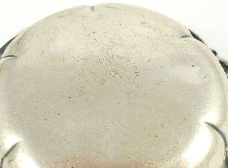 PAIR STERLING DISHES