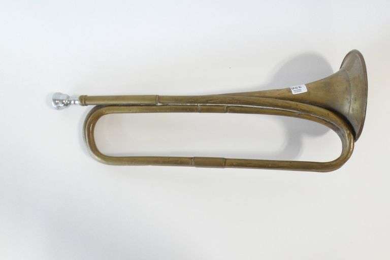 ANTIQUE BRASS BUGLE