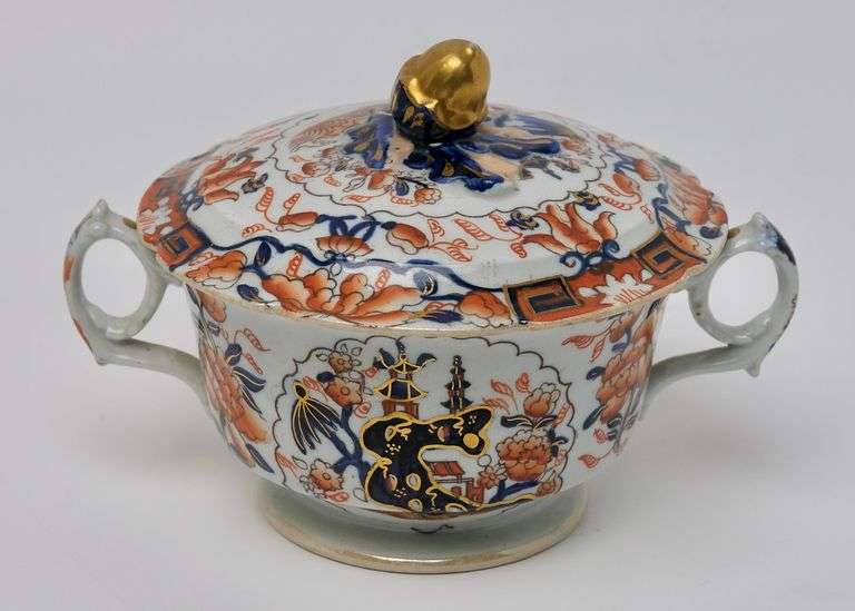 MASONS IRONSTONE COVERED BOWL
