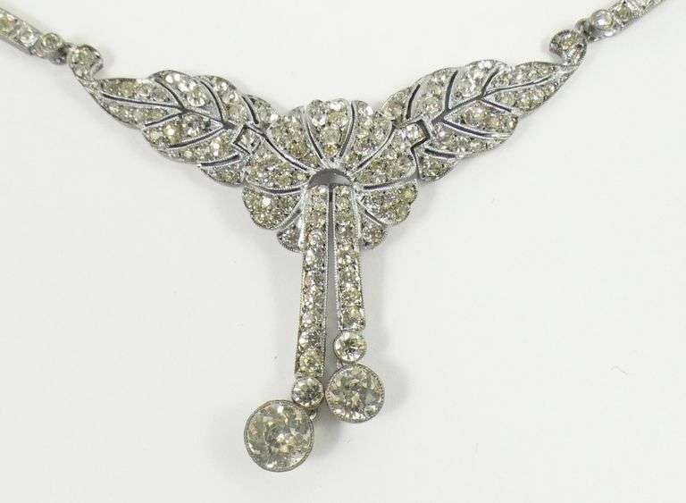 ANTIQUE CONTINENTAL SILVER NECKLACE