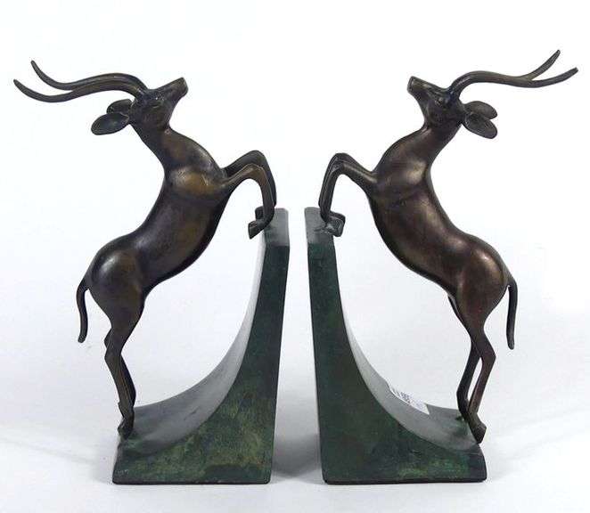 PAIR FIGURAL BOOKENDS