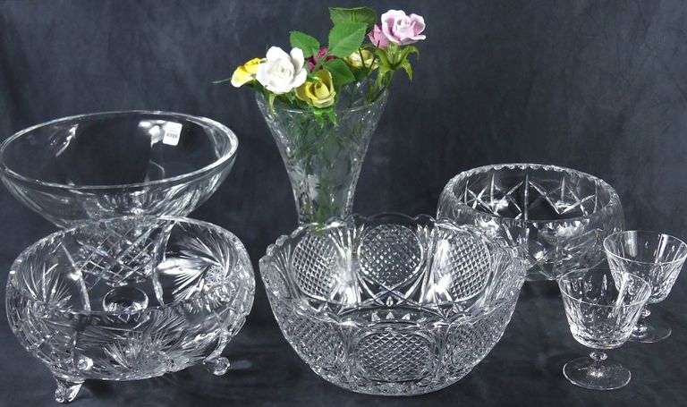 CRYSTAL BOWLS & VASES