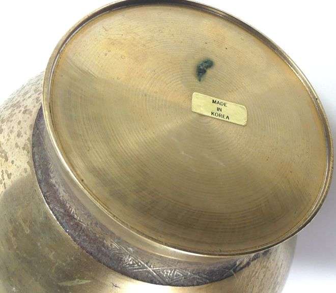 KOREAN BRASS VASE