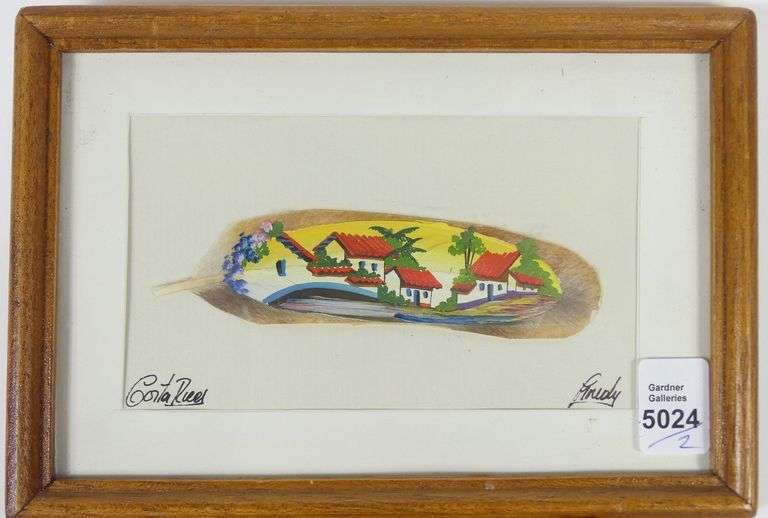 TWO MINIATURE PAINTINGS