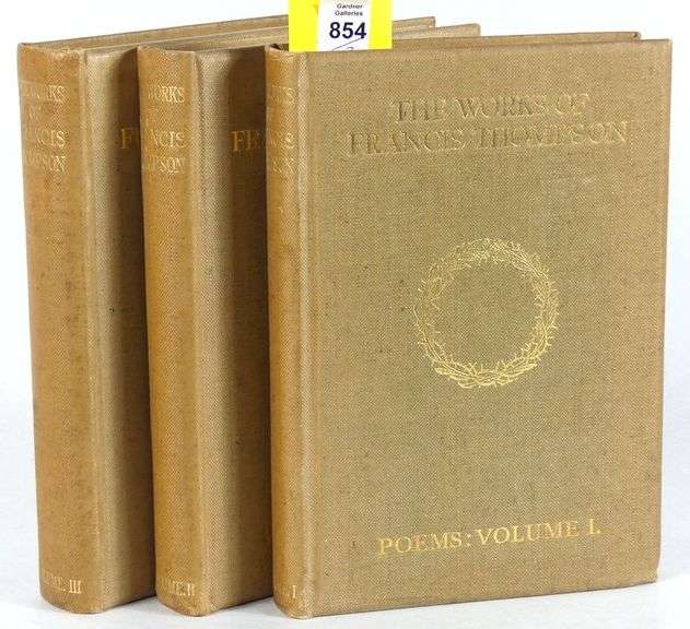 THE WORKS OF FRANCIS THOMPSON VOLUMES I, II & III
