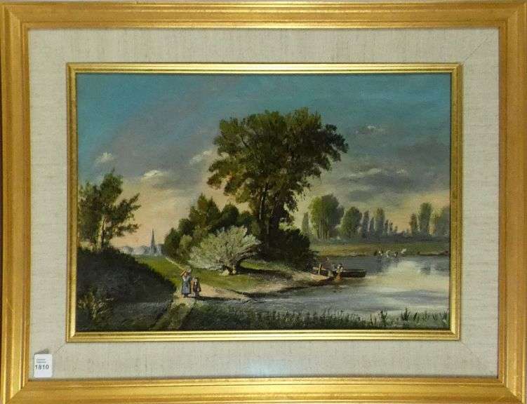 19TH CENTURY SCHOOL OIL PAINTING