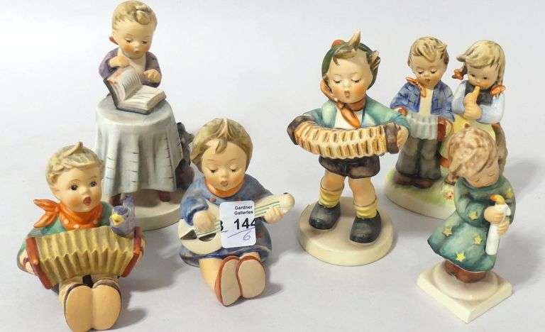 SIX HUMMEL FIGURINES