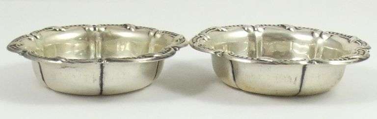 PAIR STERLING DISHES