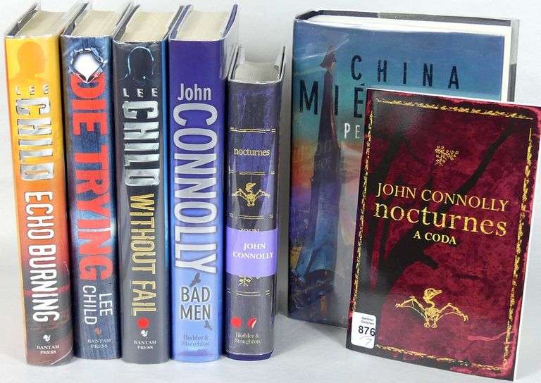 SIGNED BOOKS BY CHINA MIEVILLE, JOHN CONNOLLY AND LEE CHILD