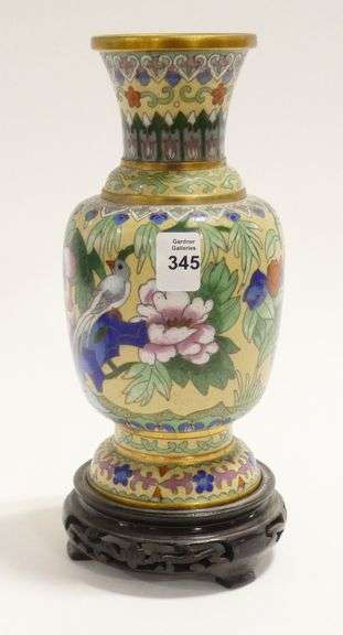 CHINESE CLOISONNE VASE