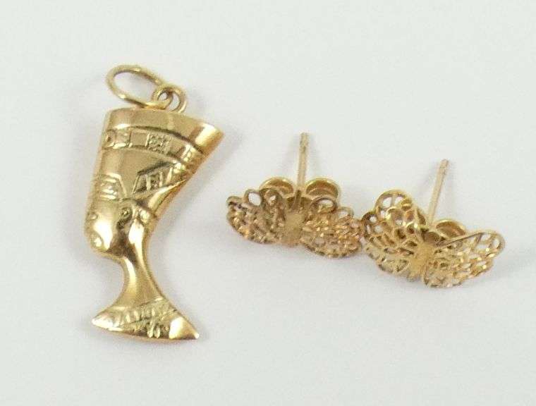 CHARM, EARRINGS & PIN