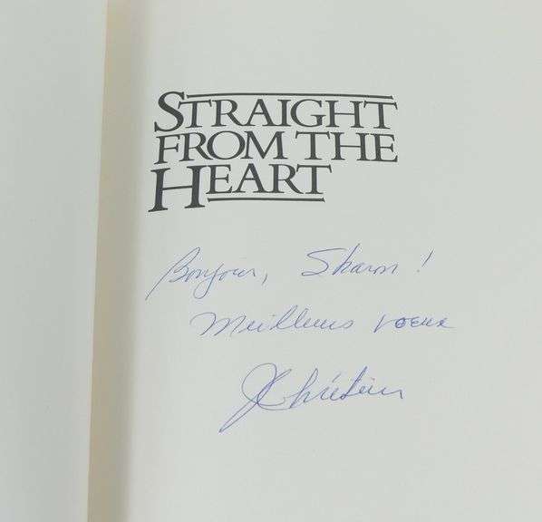 JEAN CHRETIEN AUTOGRAPHED BOOK