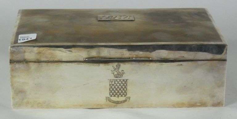 ENGLISH STERLING SILVER BOX