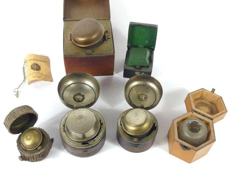 ANTIQUE INKWELLS