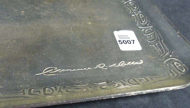 CLARENCE A. WELLS SERVING TRAY