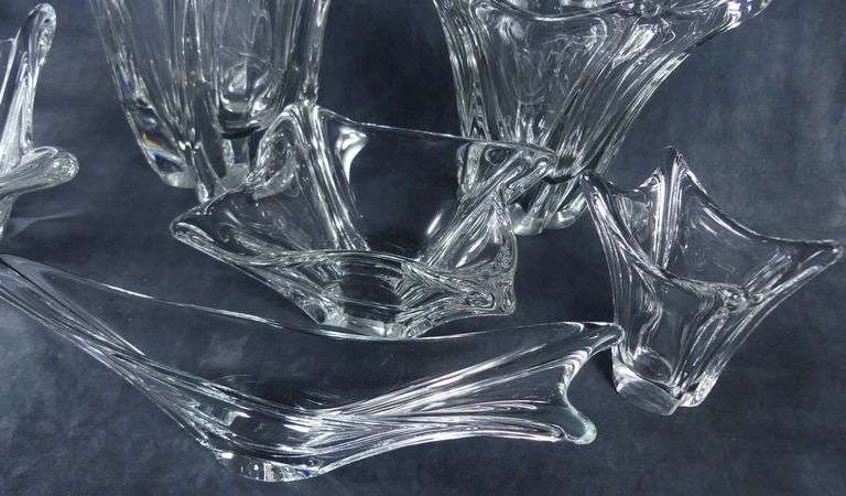 DAUM CRYSTAL VASES