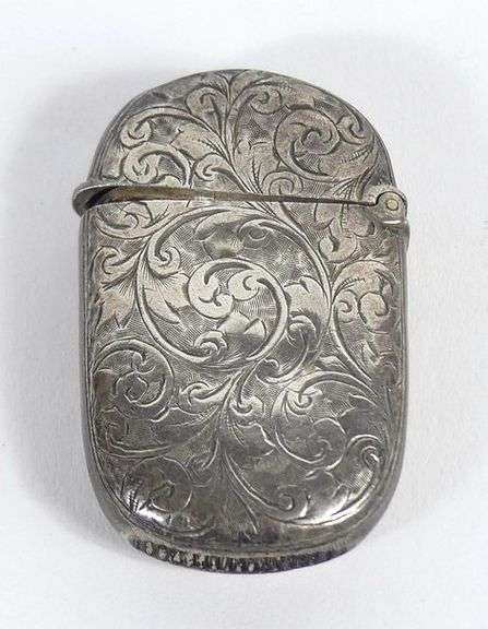 STERLING SILVER MATCH SAFE