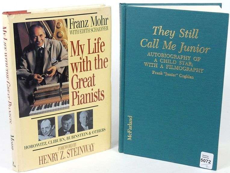 FRANK "JUNIOR" COGHLAN & FRANZ MOHR AUTOGRAPHED BOOKS