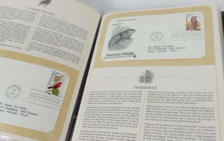 1987 WILDLIFE FIRST DAY COVERS