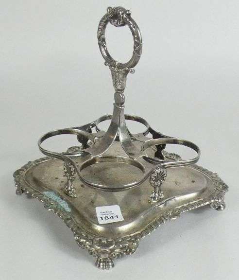 ENGLISH STERLING CRUET STAND