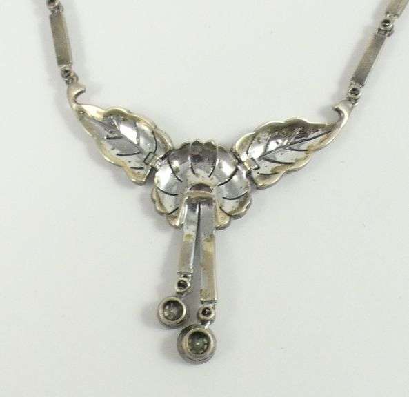 ANTIQUE CONTINENTAL SILVER NECKLACE