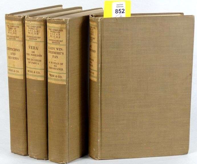THE COMPLETE WORKS OF OSCAR WILDE IN FOUR VOLUMES