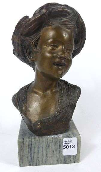 GIOVANNI DE MARTINO BRONZE BUST