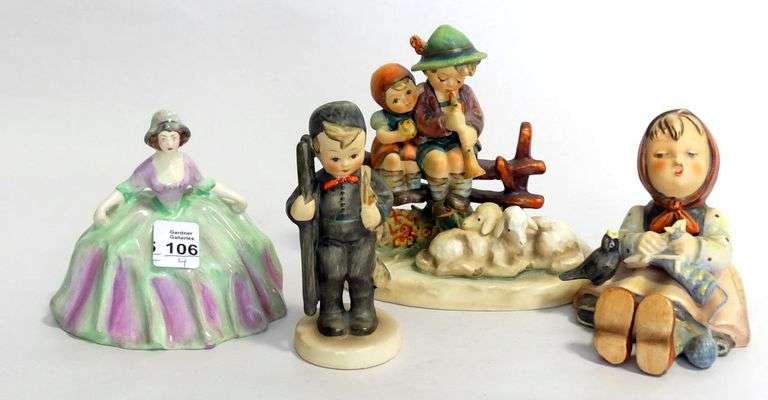 HUMMEL AND ROSINA FIGURINES