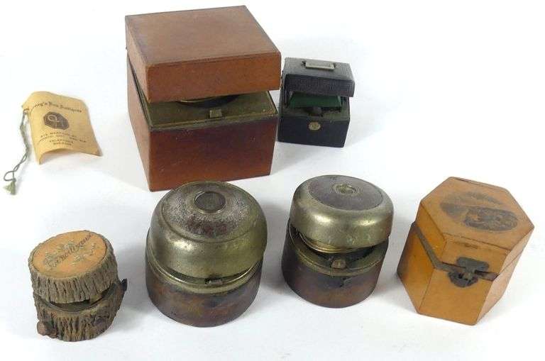 ANTIQUE INKWELLS