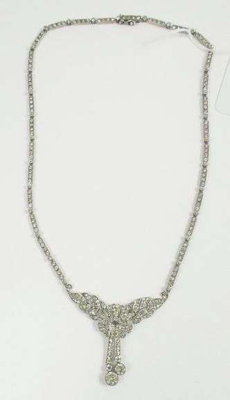 ANTIQUE CONTINENTAL SILVER NECKLACE
