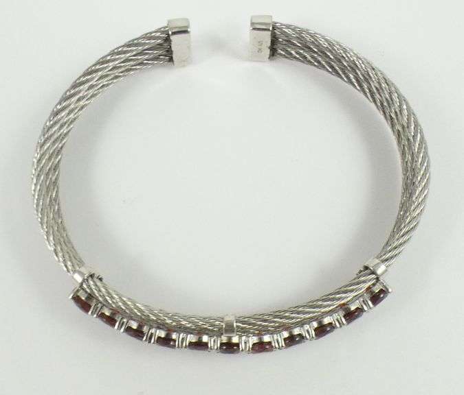 GARNET CUFF BRACELET