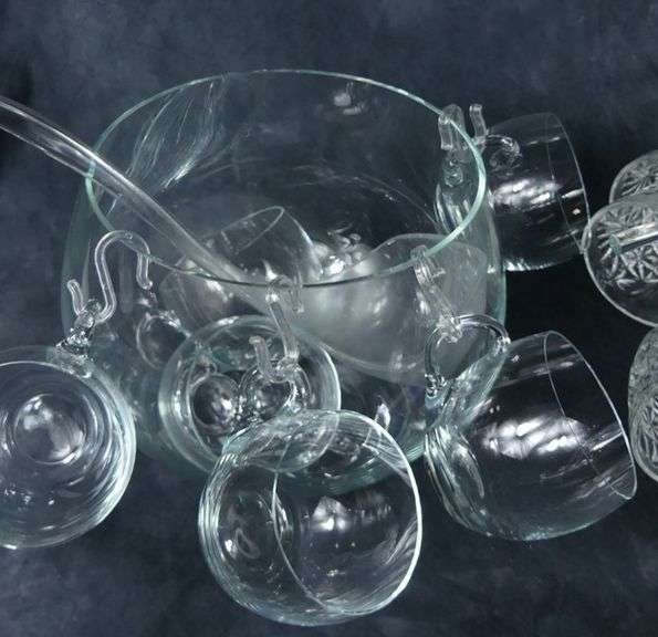 TWO PUNCH BOWL SETS