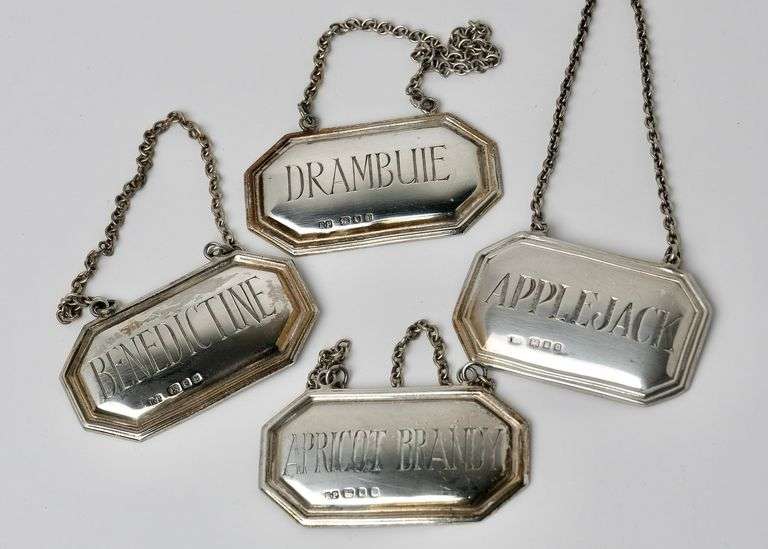 STERLING DECANTER LABELS