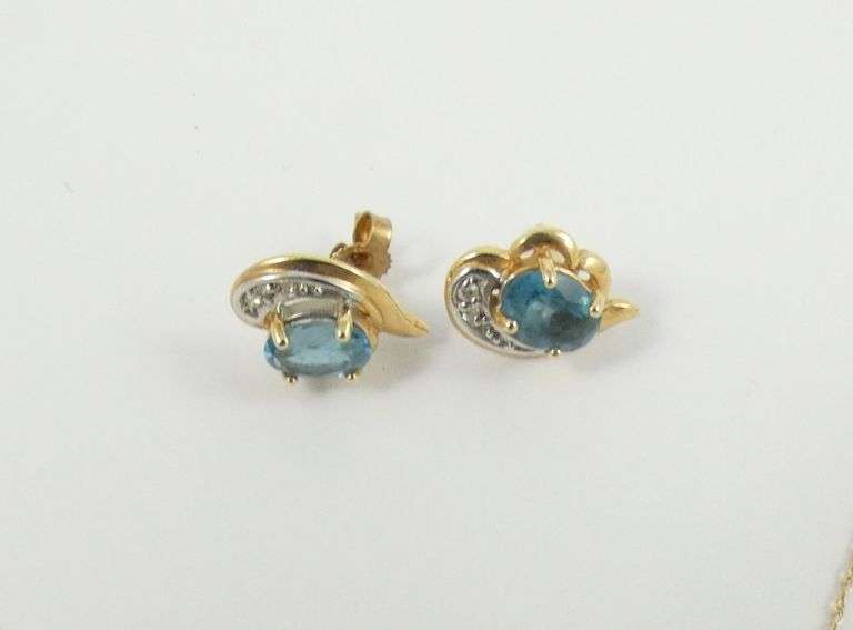 TOPAZ NECKLACE & EARRINGS