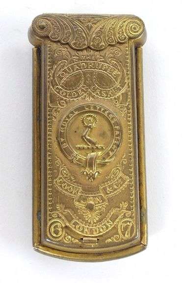 RARE ANTIQUE SEWING NEEDLE CASE