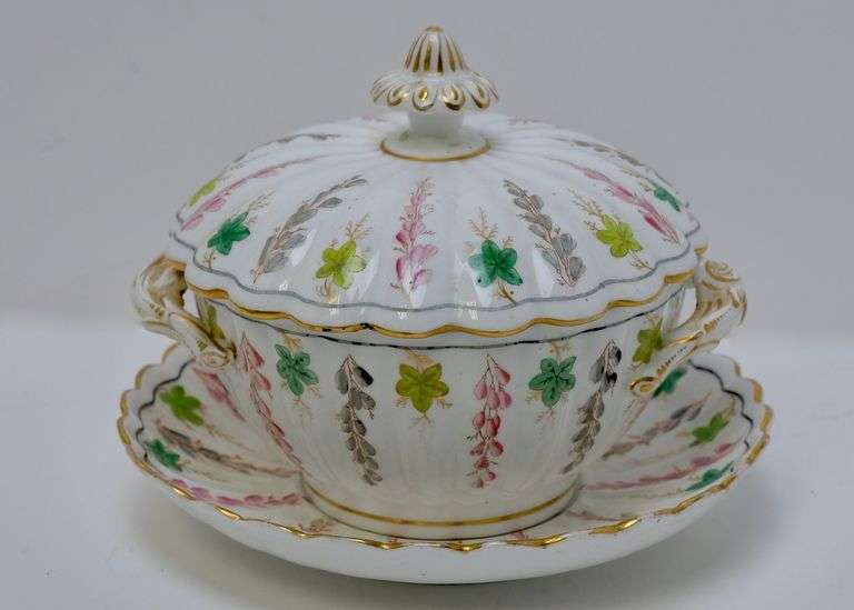 ANTIQUE LIDDED BOWL