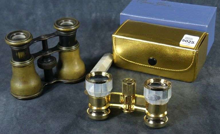 TWO PAIRS OPERA GLASSES