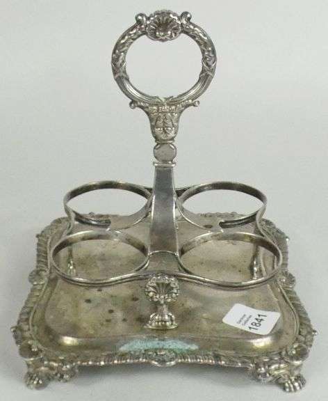 ENGLISH STERLING CRUET STAND